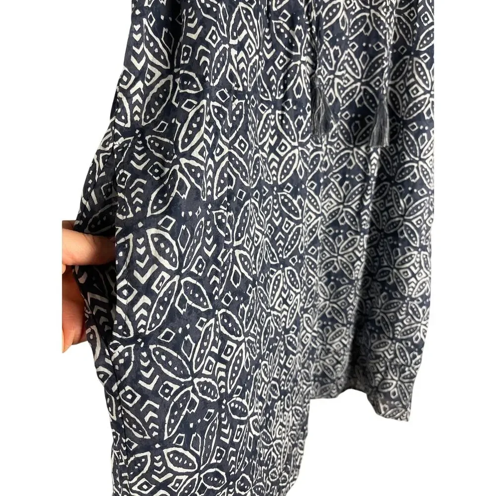 Melissa Nepton Sara Boho Circle Dress Flutter‎ Sleeve Ruffle NeckSize Large - Picture 7 of 10